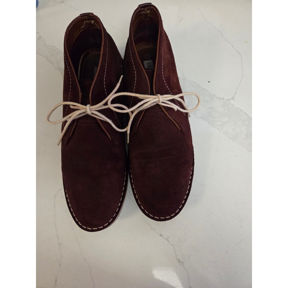 Steve Madden Mens Brown Suede Chukka Desert Boots Size 11 Harken Brown